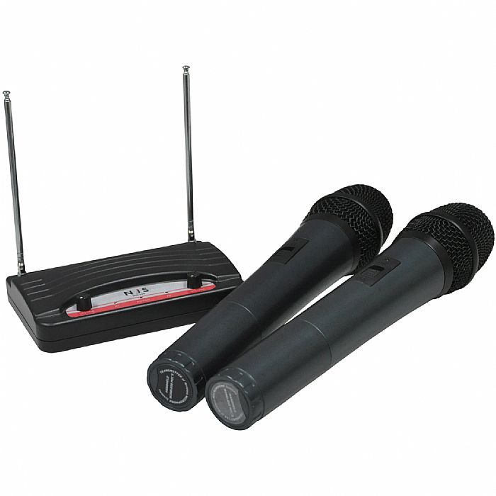 New Jersey Sound VHF Twin Handheld Radio Microphone System NJS240 (173.