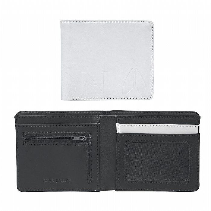 NIXON - Nixon Rubber Fuller Bi Fold Zip Wallet (white)