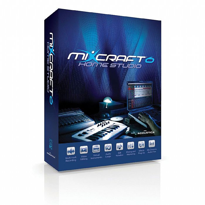 ACOUSTICA - Acoustica Mixcraft 6 Home Studio Music Production Software