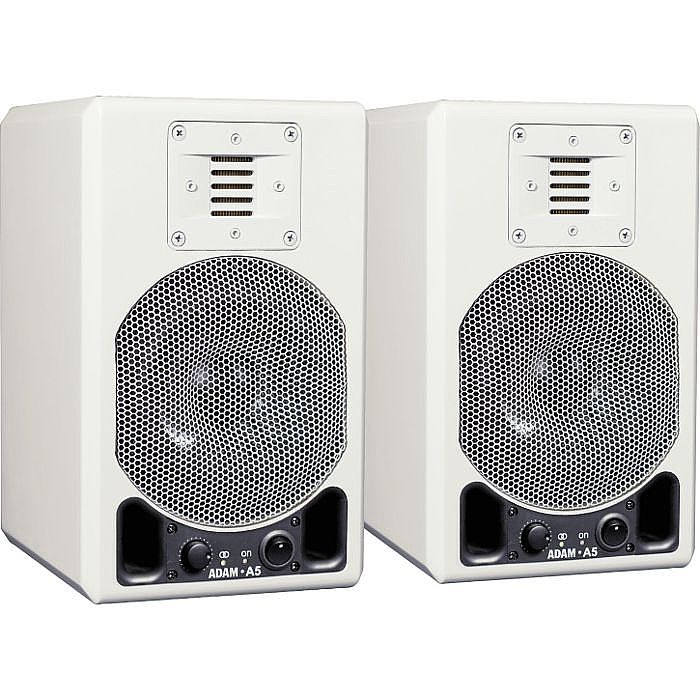 Adam A5 Active Studio Monitors (pair, white glossy)