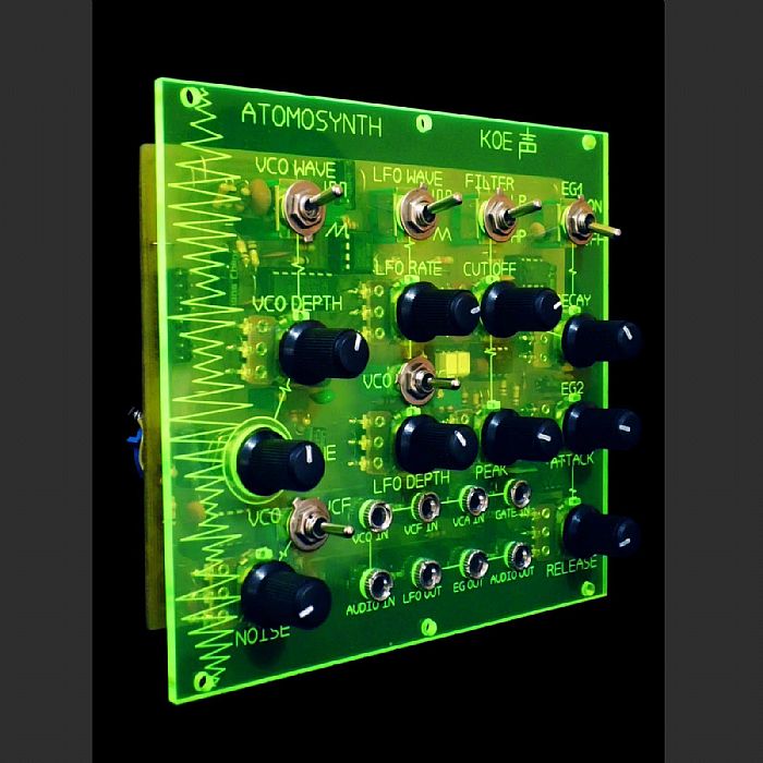 ATOMOSYNTH - AtomoSynth Koe Desktop Mini Modular Synthesizer (toxic neon green edition)