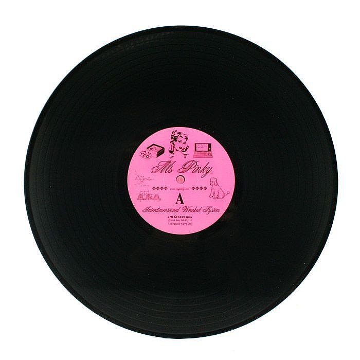 MS PINKY - Ms Pinky Control Vinyl  For Torq Deckadance PCDJ (single, solid black)