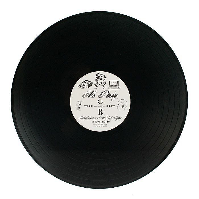 MS PINKY - Ms Pinky 45 RPM Control Vinyl For Torq Deckadance PCDJ (single, black)