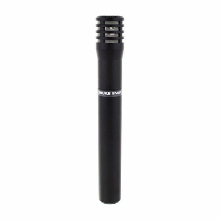 SHURE - Shure SM94LC Instrument Condenser Microphone For Guitar Amps Brass Cymbals & Harmonica (black)