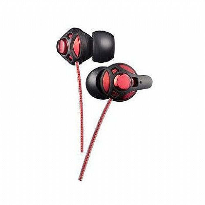 JVC - JVC HAFX40 Earbuds (red)