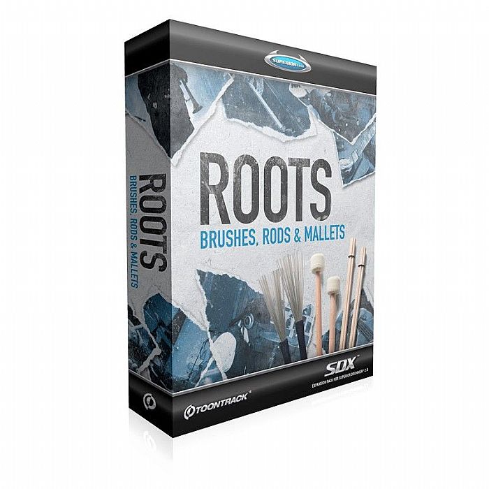 TOONTRACK - Toontrack Superior Drummer SDX: Roots Brushes Rods & Mallets Sample Expansion