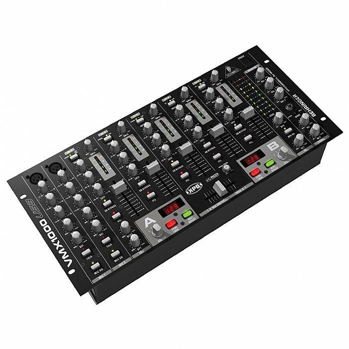 BEHRINGER - Behringer VMX1000 USB 7 Channel Rackmount DJ Mixer