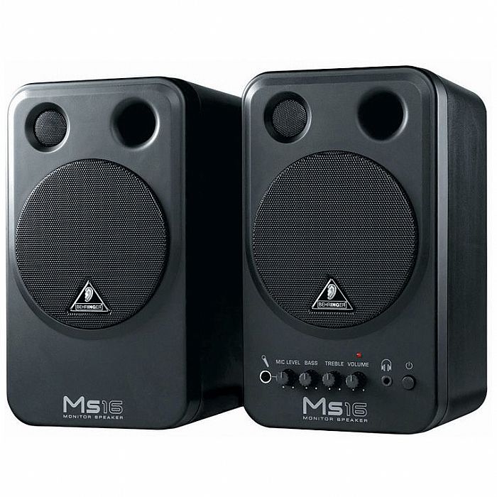 BEHRINGER - Behringer MS16 Active 16 Watt Personal Monitor System (pair)