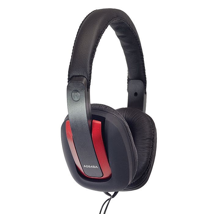 SOUND LAB - Sound LAB A084BA Stereo Hifi Headphones (black/red)