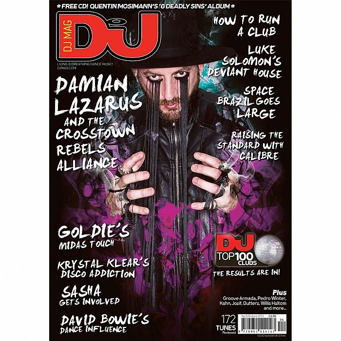 DJ MAGAZINE - DJ Magazine April 2013: #520 Rebels Without A Pause (incl. free Quentin Mosimann CD)