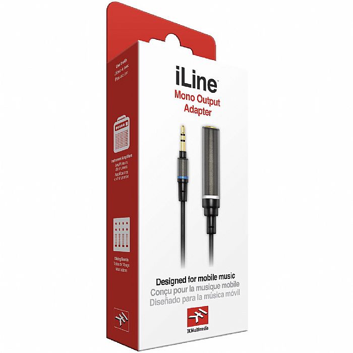 IK MULTIMEDIA - IK Multimedia iLine Mono Output Adapter Cable (single, black)