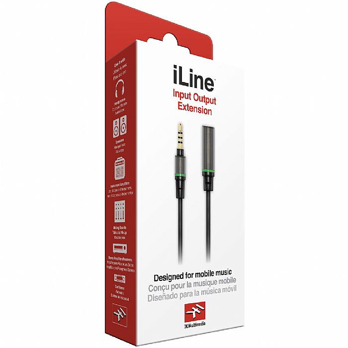 IK MULTIMEDIA - IK Multimedia iLine Input Output Extension Cable (single, black)