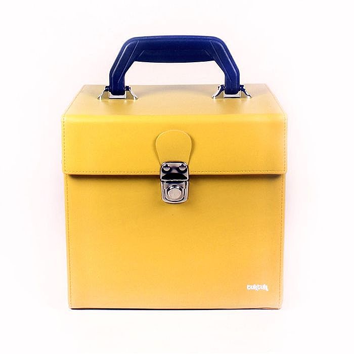 TUK TUK - Tuk Tuk 7" Leather Record Box (mustard yellow)