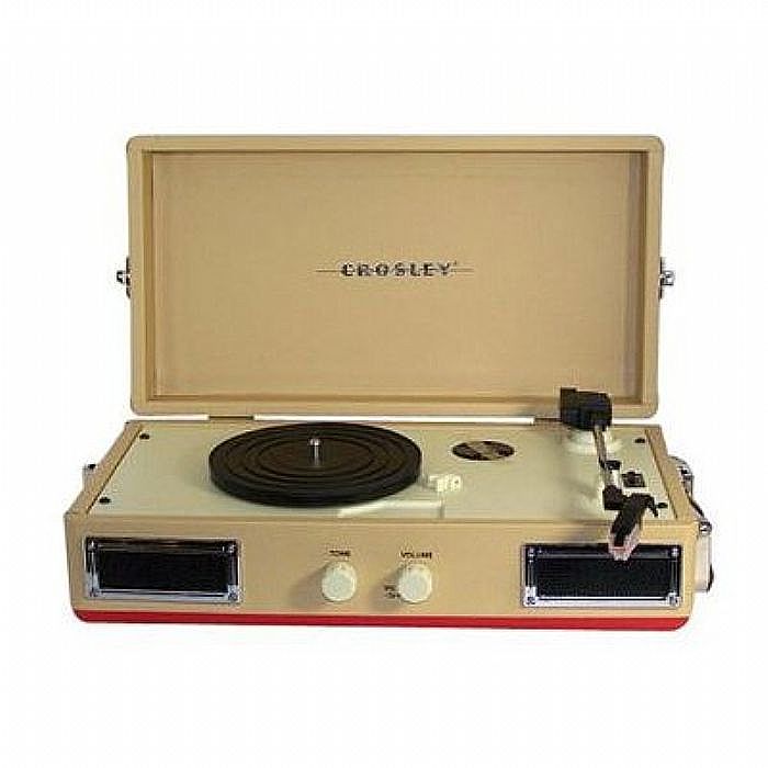 CROSLEY - Crosley CR40 Mini Turntable (red/tan)