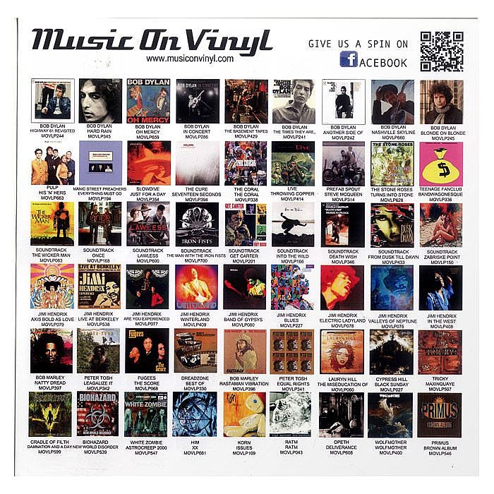MUSIC ON VINYL - Music On Vinyl Catalogue (free with any order)