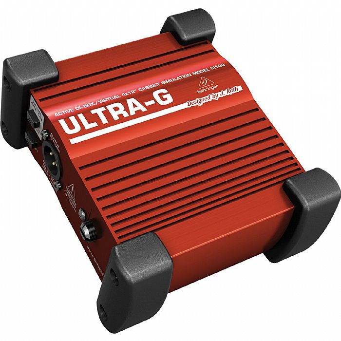 BEHRINGER - Behringer GI100 Ultra G Professional Battery/Phantom Powered DI Box with Guitar Speaker Emulation