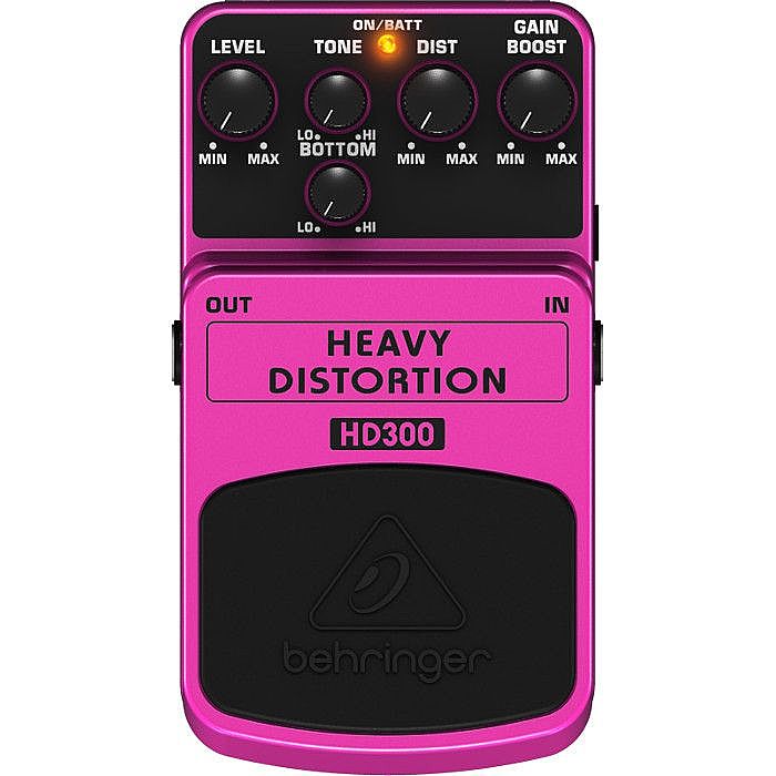 BEHRINGER - Behringer HD300 Heavy Distortion Heavy Metal Distortion Effects Pedal