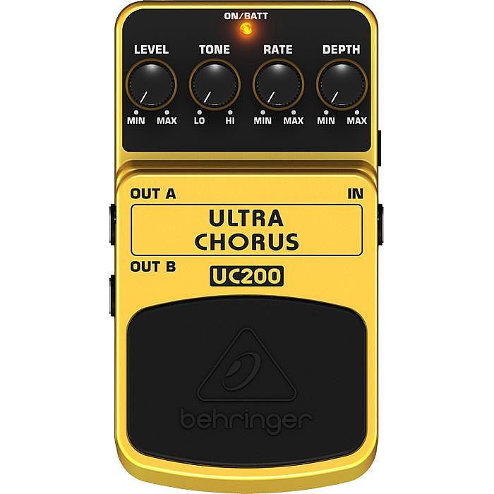 BEHRINGER - Behringer UC200 Ultra Chorus Ultimate Stereo Chorus Effects Pedal