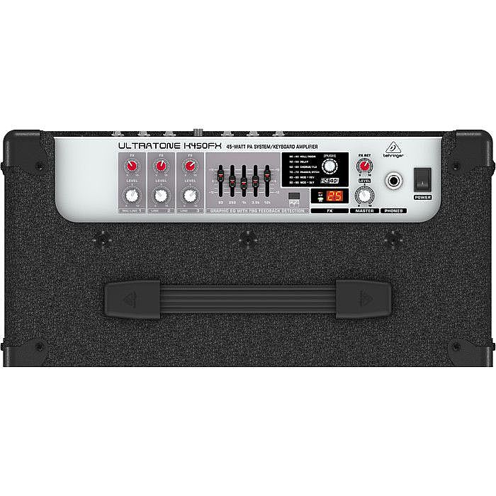 Behringer Ultratone K450FX Ultra Flexible 45 Watt 3 Channel PA System / Keyboard Amplifier at