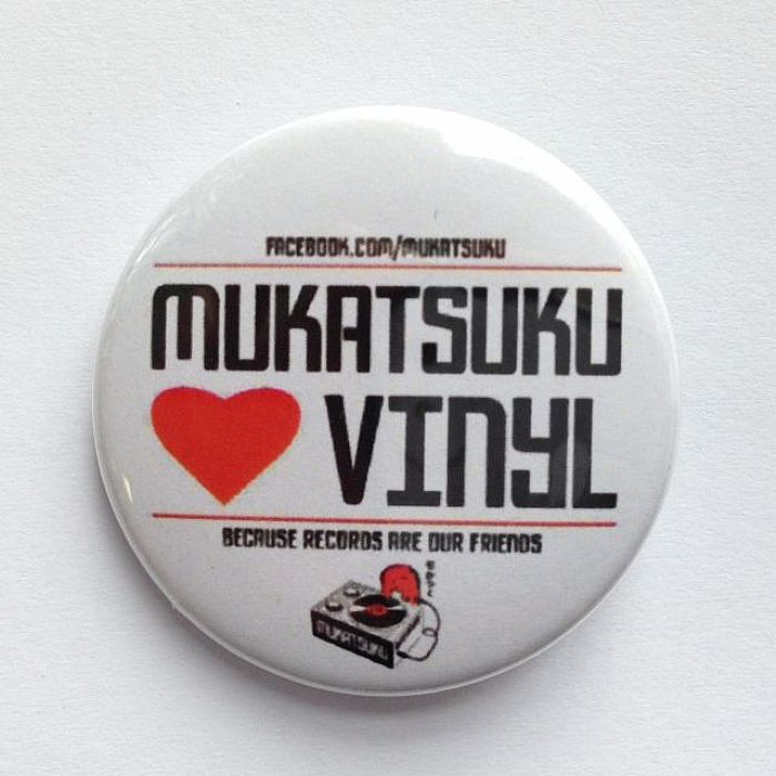 MUKATSUKU - Mukatsuku Loves Vinyl Because Records Are Our Friends Fridge Magnet