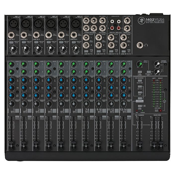 MACKIE - Mackie 1402VLZ4 14-Channel Compact Analogue Studio Mixer