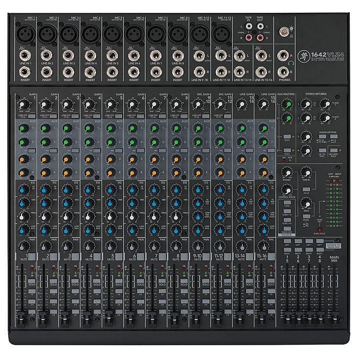 MACKIE - Mackie 1642VLZ4 16-Channel 4-Bus Compact Analogue Studio Mixer