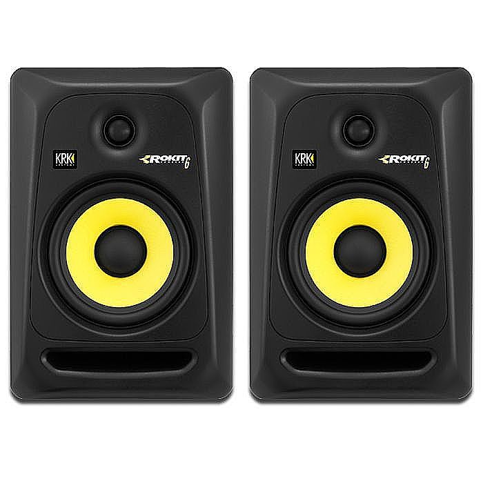 KRK KRK Rokit RP6 G3 Active Studio Monitor Speakers (pair, black with