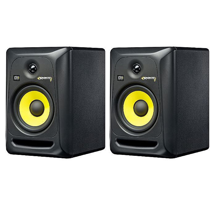 KRK KRK Rokit RP6 G3 Active Studio Monitor Speakers (pair, black with