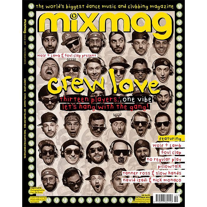 MIXMAG - Mixmag Magazine: Issue 269 October 2013 (incl free Wolf + Lamb vs Soul Clap mix CD)
