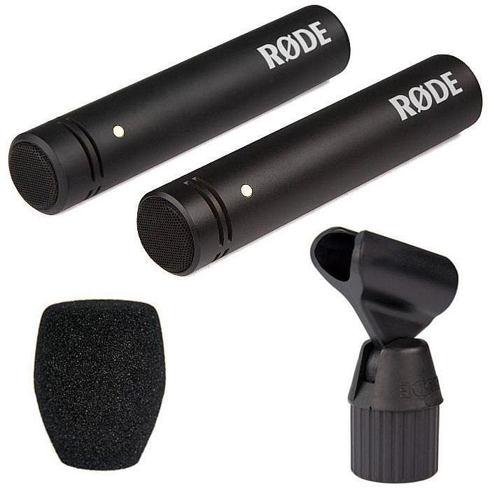 RODE - Rode M5 Matched Pair Small Diaphragm Condenser Microphones (pair, black)