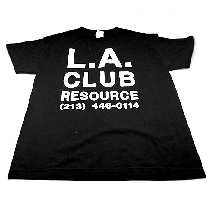 LA CLUB RESOURCE - LA Club Resource Logo T-Shirt (black, large)
