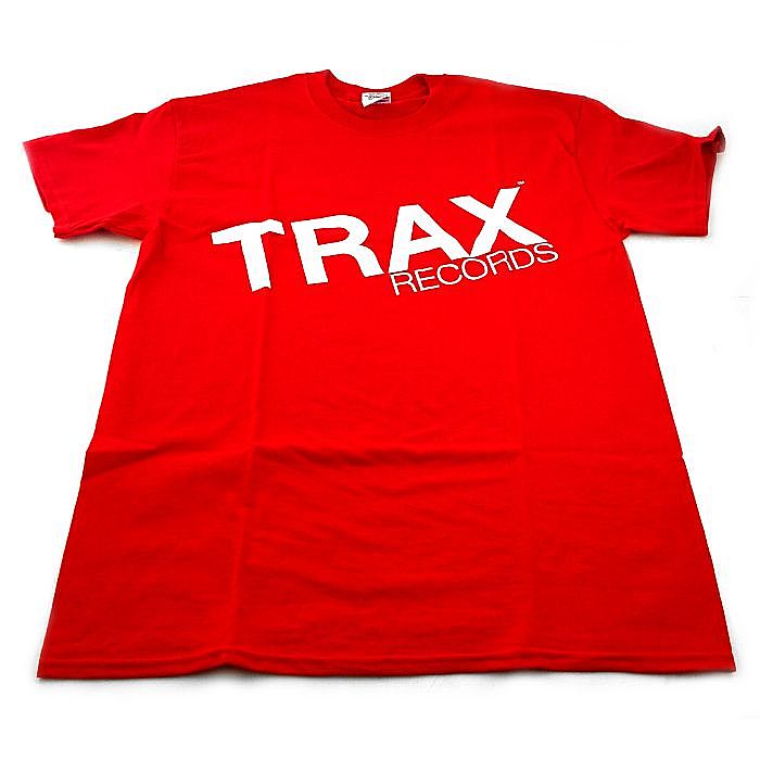 TRAX - Trax Records T-shirt (red with white design, medium)