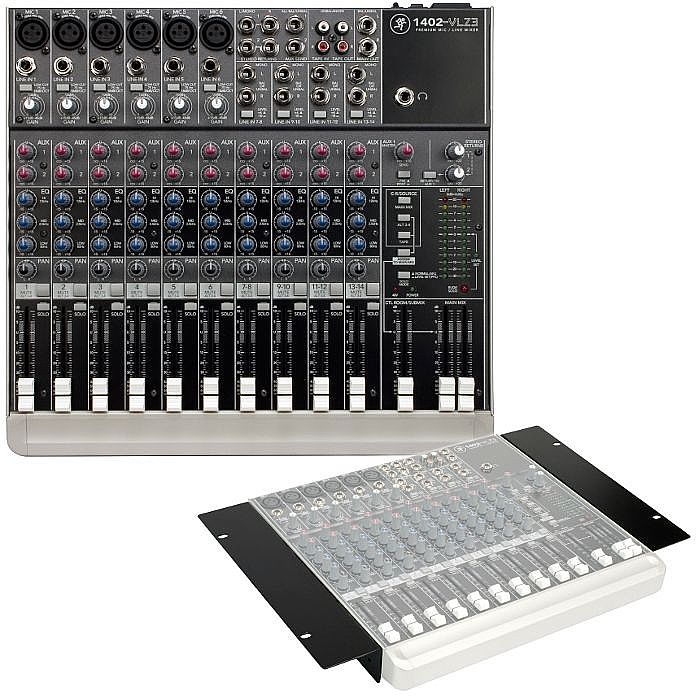 MACKIE - Mackie 1402VLZ3 Mixer + FREE Mackie 1402 VLZ3 Mixer Rackmount Bracket Set