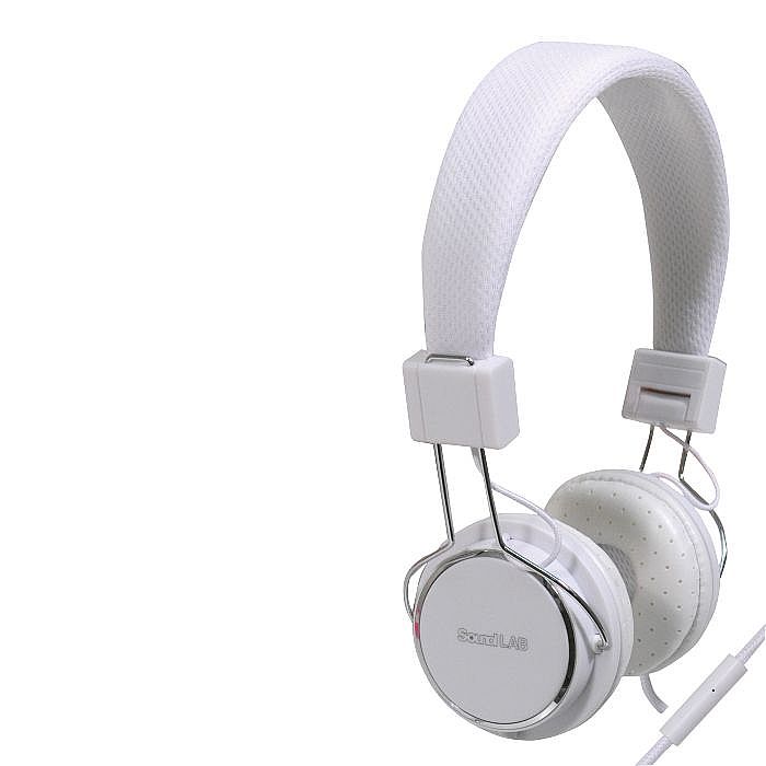 SOUND LAB - Sound LAB Stereo Headphones With Mic (white)