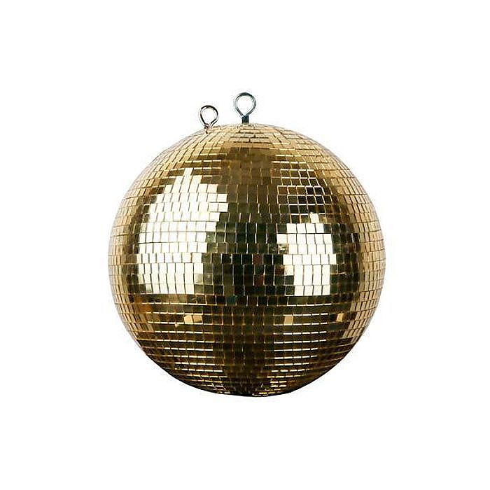 GOLD MIRROR BALL - Gold Lightweight Mirror Ball (300mm)