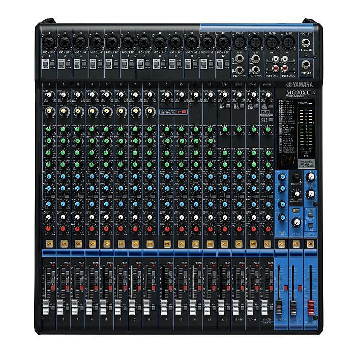 YAMAHA - Yamaha MG20XU Mixer With Cubase AI Audio Editing Software