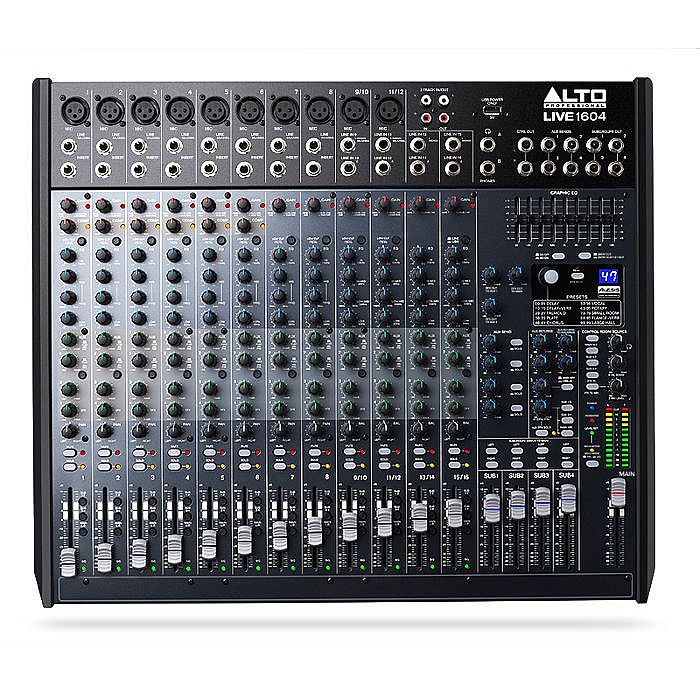 ALTO PROFESSIONAL - Alto Professional LIVE1604 16-Channel/4 Bus Live Mixer