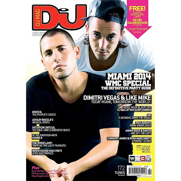 DJ MAGAZINE - DJ Magazine March 2014 : #531 Dade To Play (with free Kevin Saunderson In The Mix + Loopmasters Samples download card)