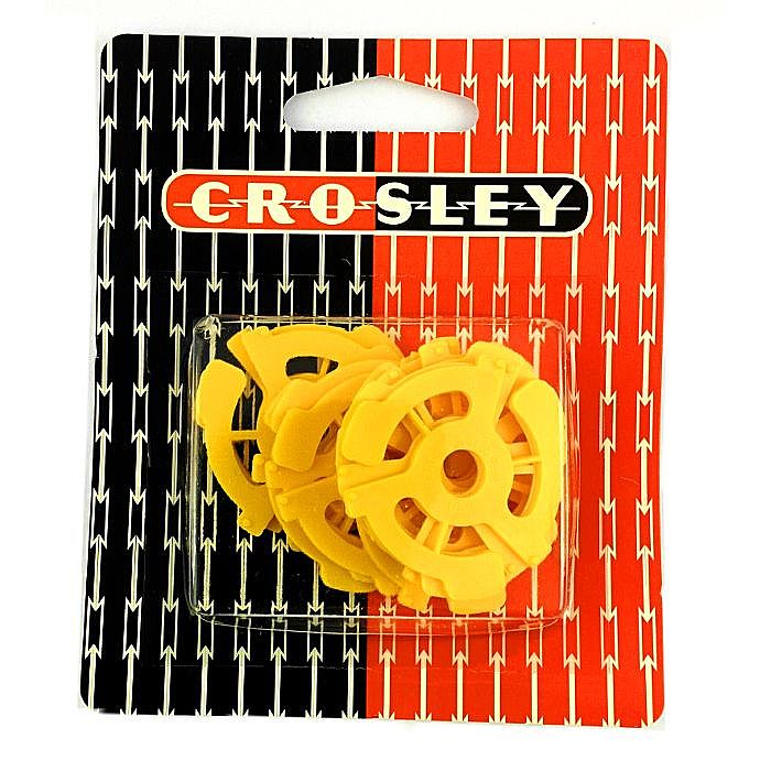 CROSLEY - Crosley 45 RPM Adapters (yellow, pack of 12)