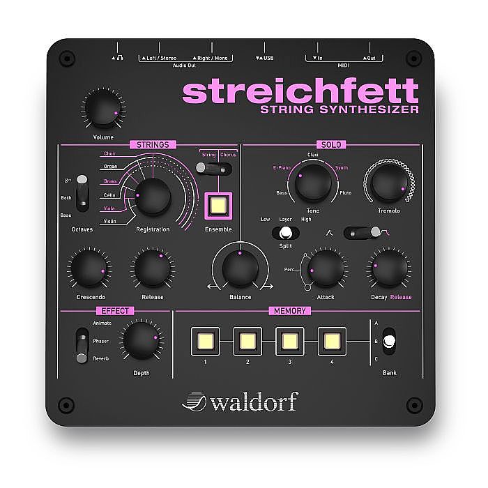 WALDORF - Waldorf Streichfett Polyphonic String Desktop Synthesiser