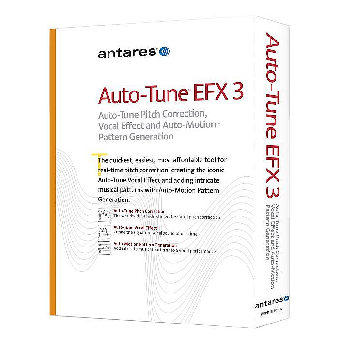 ANTARES - Antares AutoTune EFX3 Real Time Pitch Correction & Vocal Effect Plugin