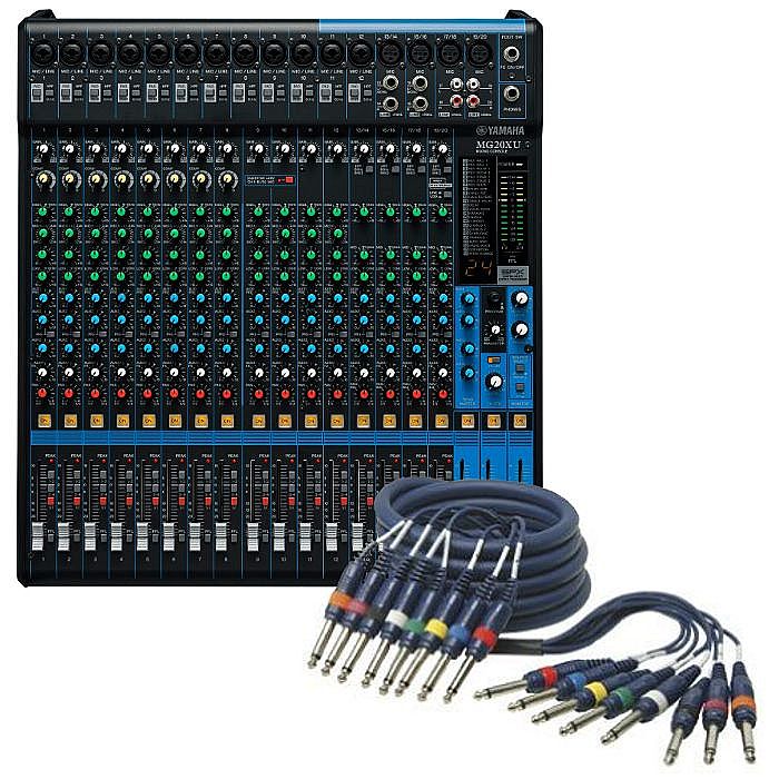 YAMAHA/QTX SOUND Yamaha MG20XU Mixer With Cubase AI Audio Editing