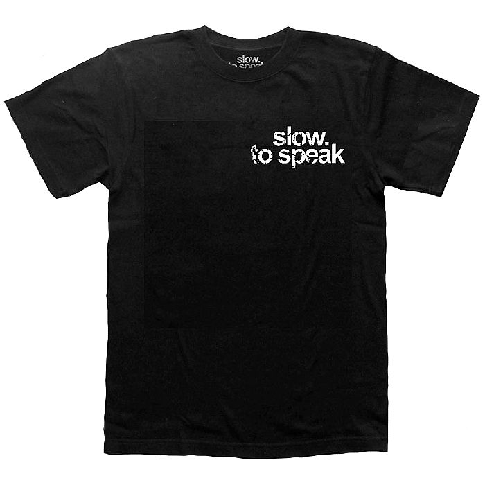 Slow To Speak Logo T Shirt (medium, black with white print) at Juno ...