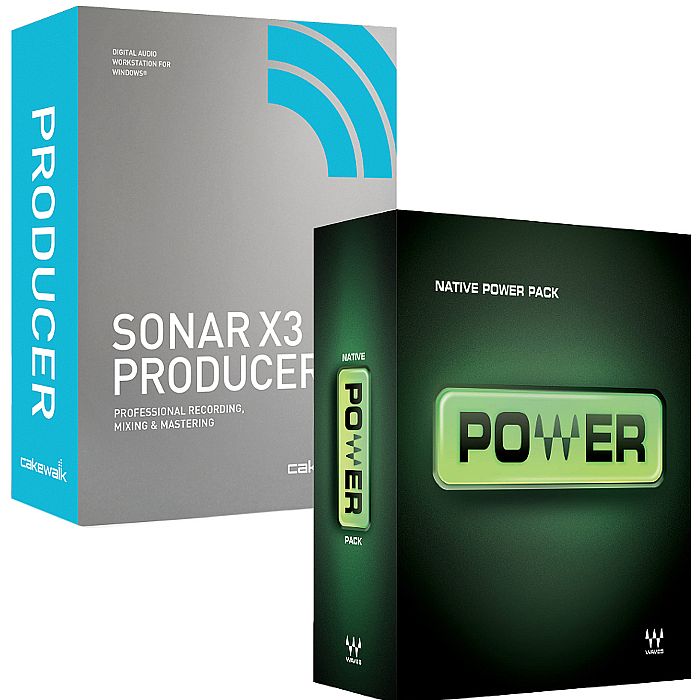 CAKEWALK/WAVES - Cakewalk Sonar X3 Music Software (Producer Edition) + FREE Waves Native Power Pack Plugin Bundle (no iLok required for single use)