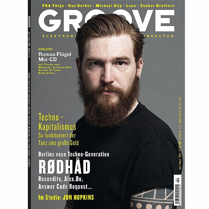 GROOVE MAGAZINE - Groove Magazine: Issue 149 July/August 2014 (with free 10 track CD by Roman Flugel, German language)
