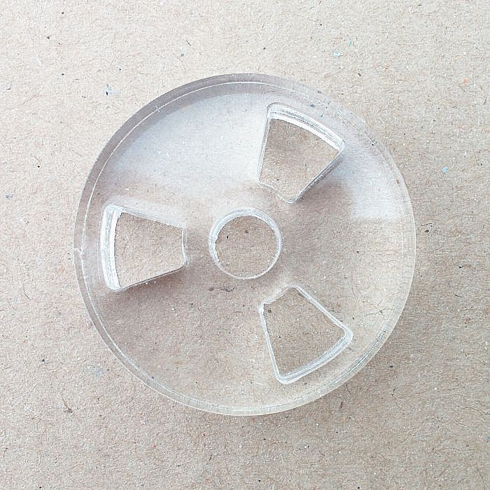 PHONIC DESIGN - Phonic Design Clear Acrylic 45 Adapter (Reel design)