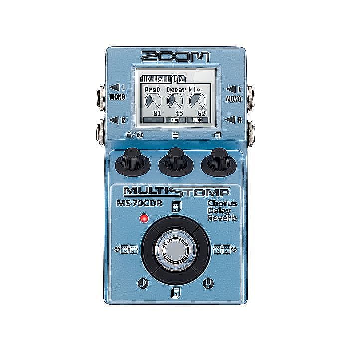 ZOOM - Zoom MS70CDR Multi Effects Stomp Chorus/Delay/Reverb Pedal (B-STOCK)