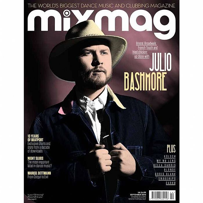 MIXMAG - Mixmag Magazine: Issue 280 September 2014 (incl free Julio Bashmore mix CD)