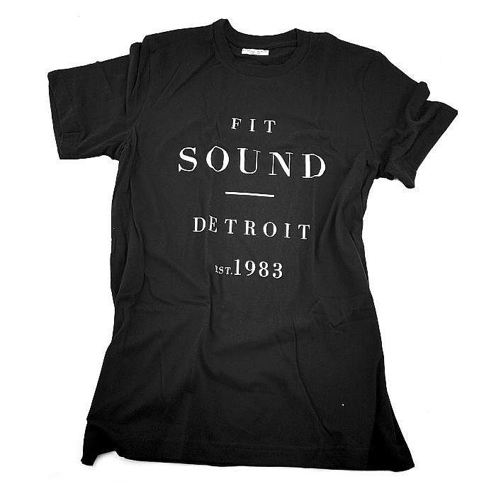 FIT SOUND - Fit Sound T-shirt (medium, black with white print)