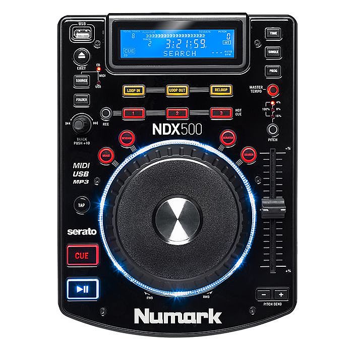 NUMARK - Numark NDX500 USB/CD Media Player & Software Controller (black)